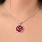 Trini And Proud Customizable Circle Pendant Necklace