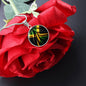 Jamaica Flag Customizable Circle Pendant Necklace