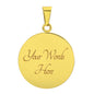 Grenada - Home of Nutmeg Customizable Circle Pendant Necklace