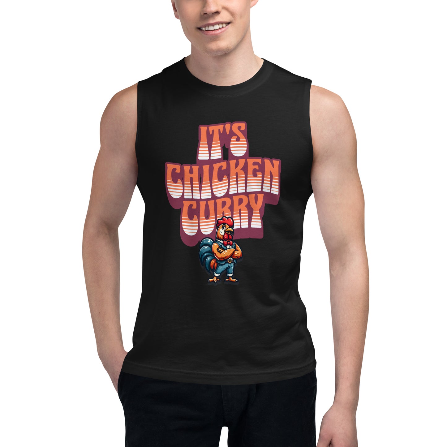 It's Chicken Curry Muscle Shirt