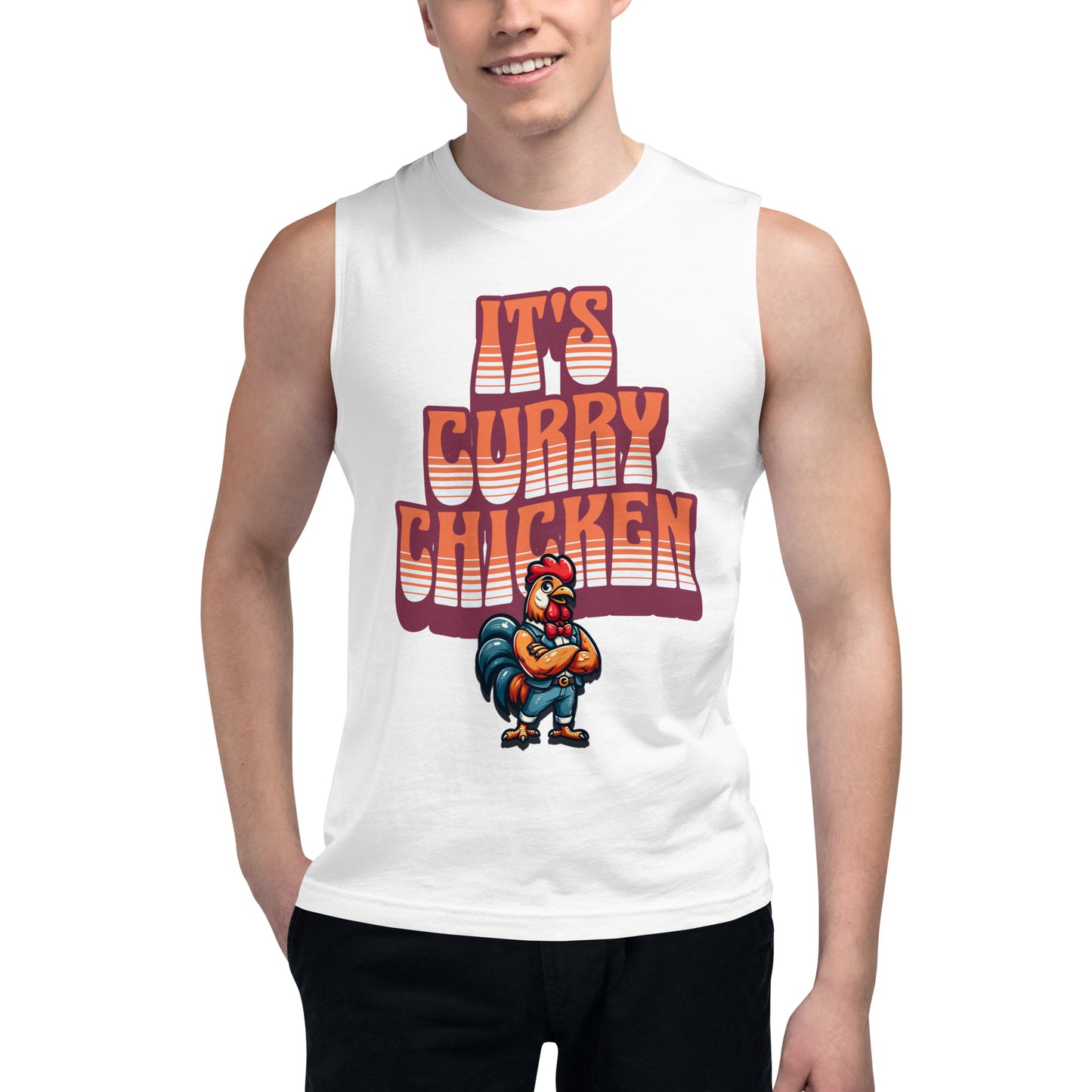 It's Curry Chicken Muscle Shirt