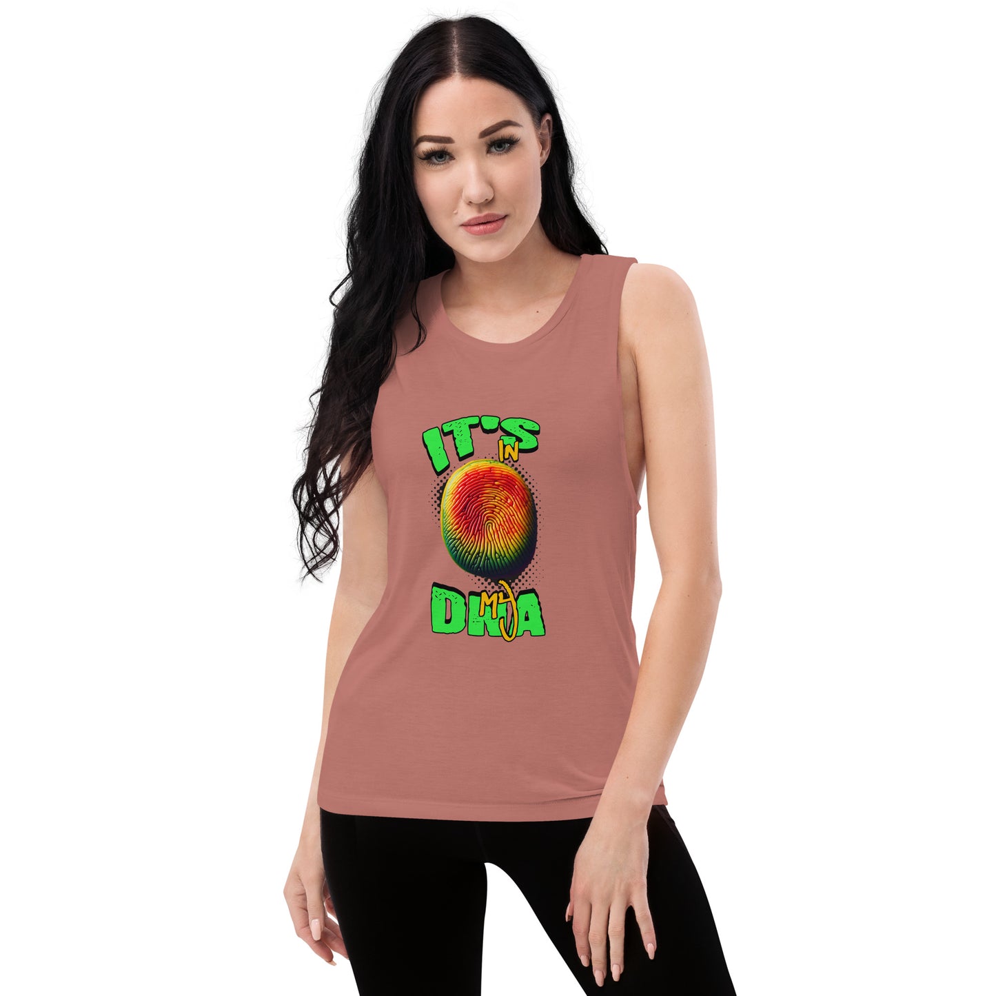 It's In My DNA Grenada Thumbprint Women's Muscle Tank