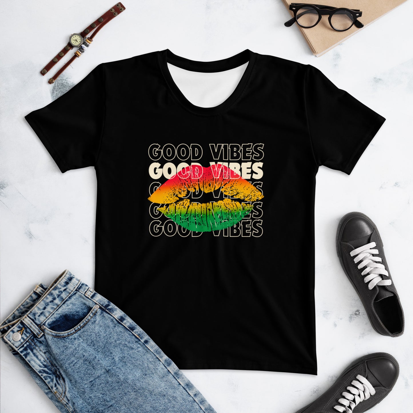 Good Vibes Women's Crew Neck T-Shirt