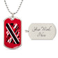 Trini And Proud Customizable Military Dog Tag