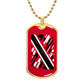 Trini And Proud Customizable Military Dog Tag