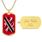 Trini And Proud Customizable Military Dog Tag