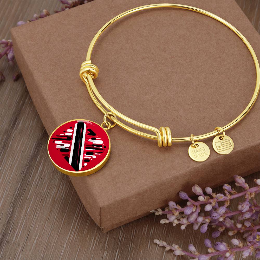 Trini And Proud Customizable Circle Bangle