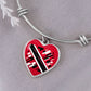 Trini And Proud Customizable Heart Bangle