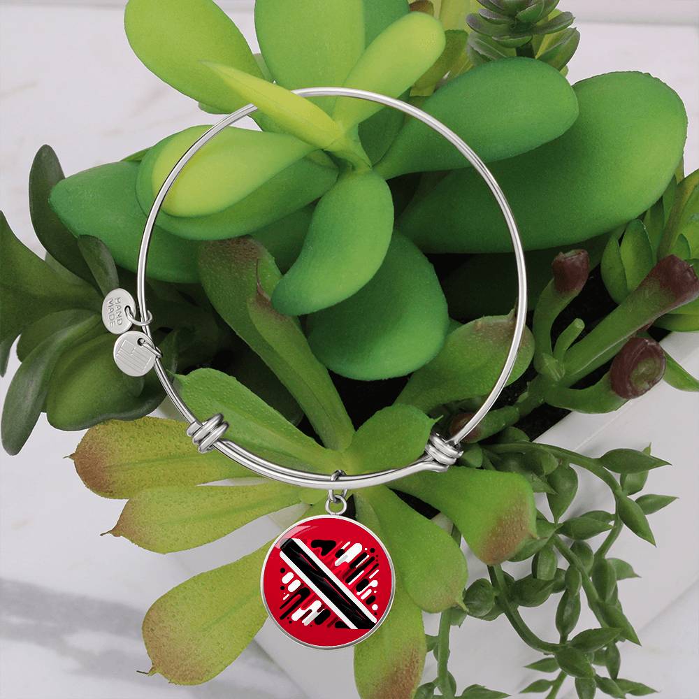 Trini And Proud Customizable Circle Bangle