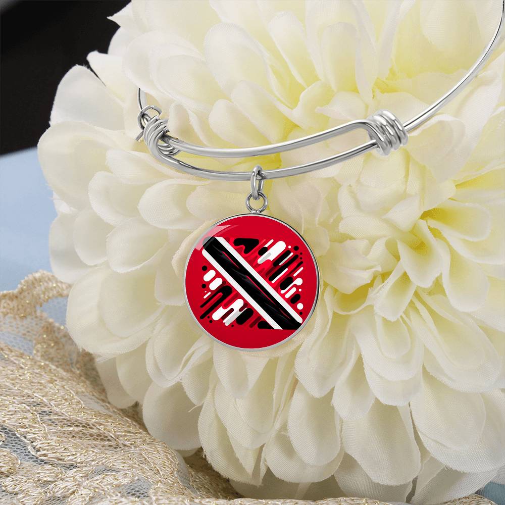 Trini And Proud Customizable Circle Bangle