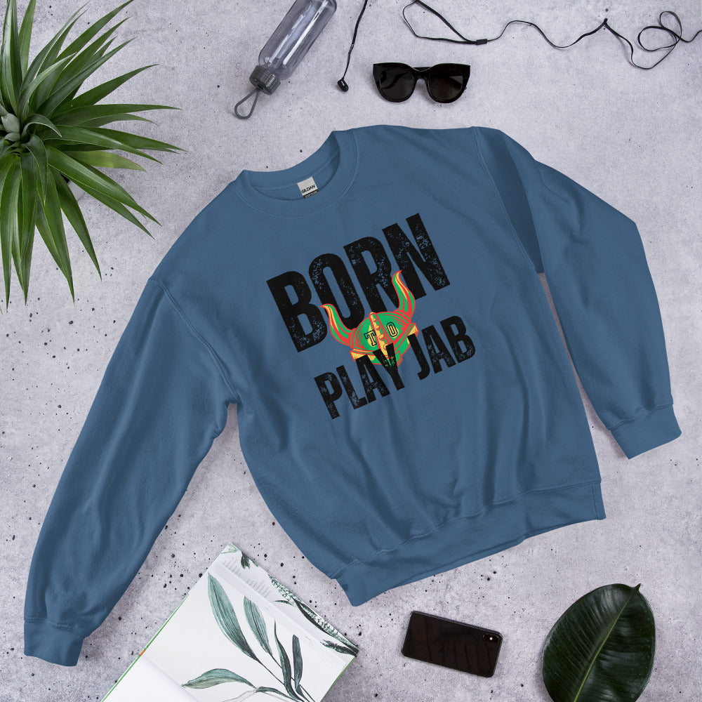 Born To Play Jab Helmet Light Sweatshirt