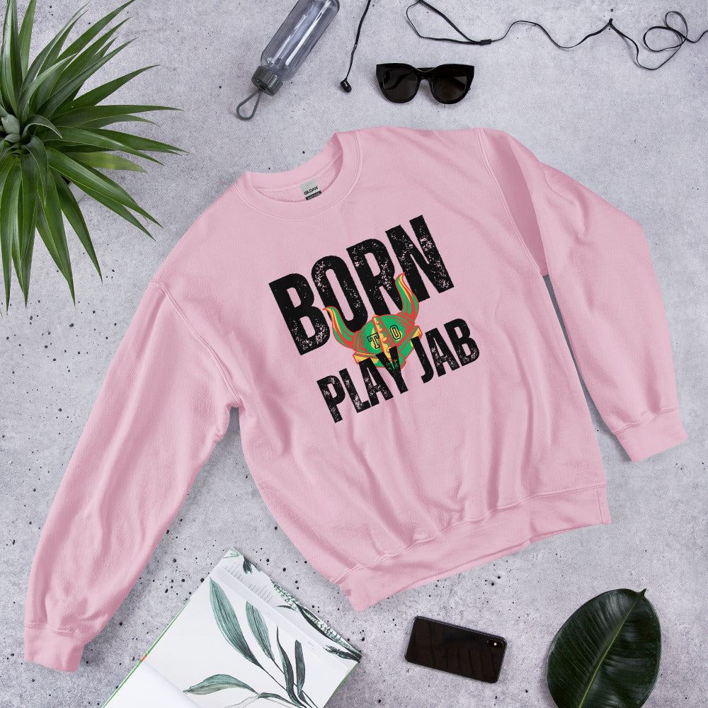 Born To Play Jab Helmet Light Sweatshirt