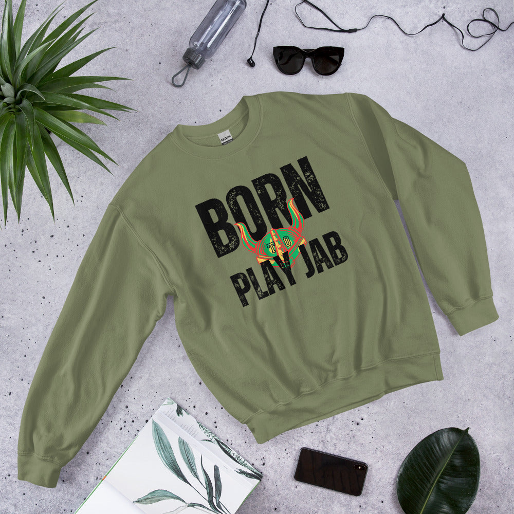 Born To Play Jab Helmet Light Sweatshirt