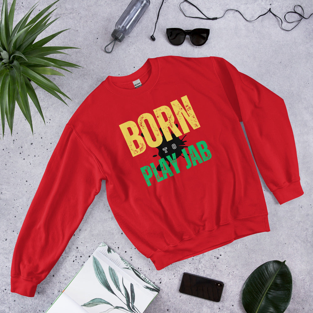 Born To Play Jab Paint Splash Sweatshirt