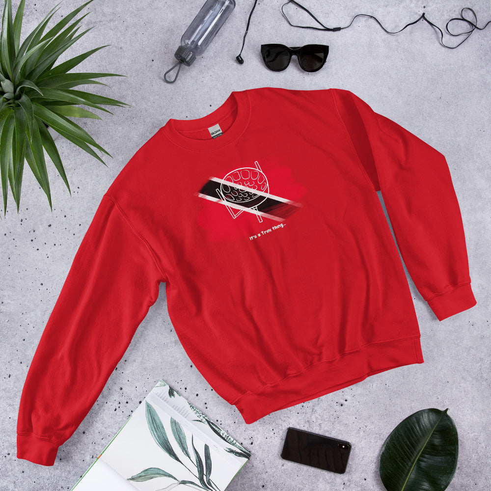 Trinidad Steelpan With Flag Sweatshirt