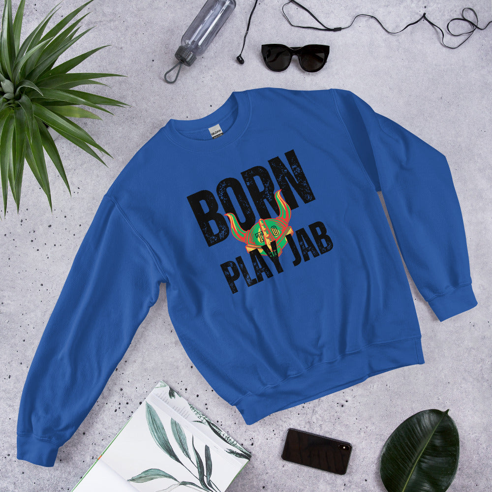 Born To Play Jab Helmet Light Sweatshirt