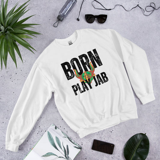 Born To Play Jab Helmet Light Sweatshirt