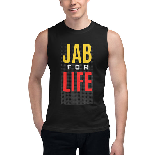 Jab For Life Words Only Muscle Shirt