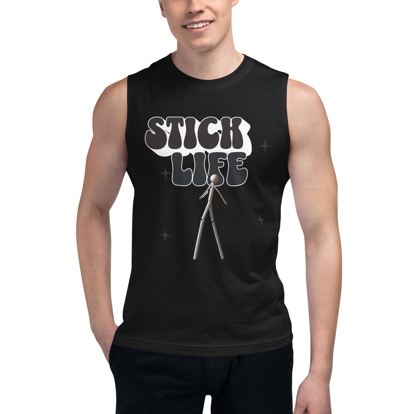 Stick Life Moko Jumbie Muscle Shirt