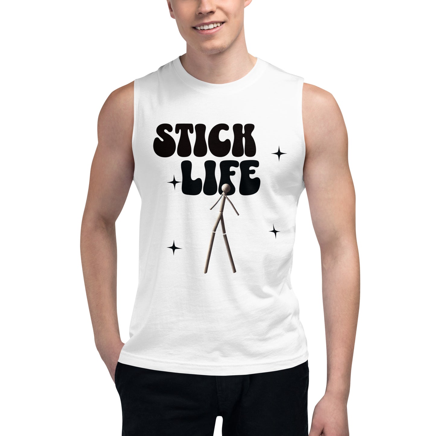 Stick Life Moko Jumbie Muscle Shirt