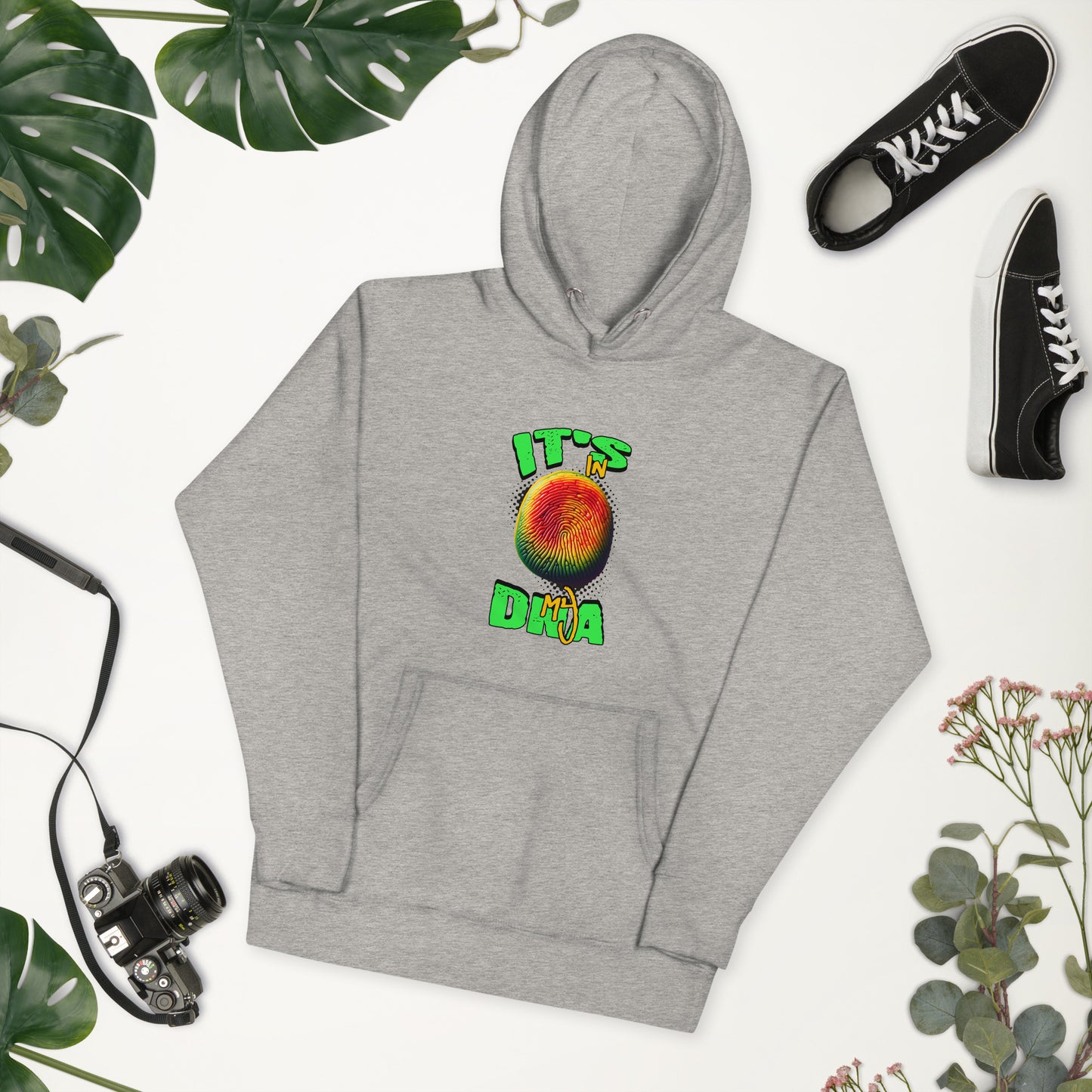 It's In My DNA Grenada Thumbprint Hoodie