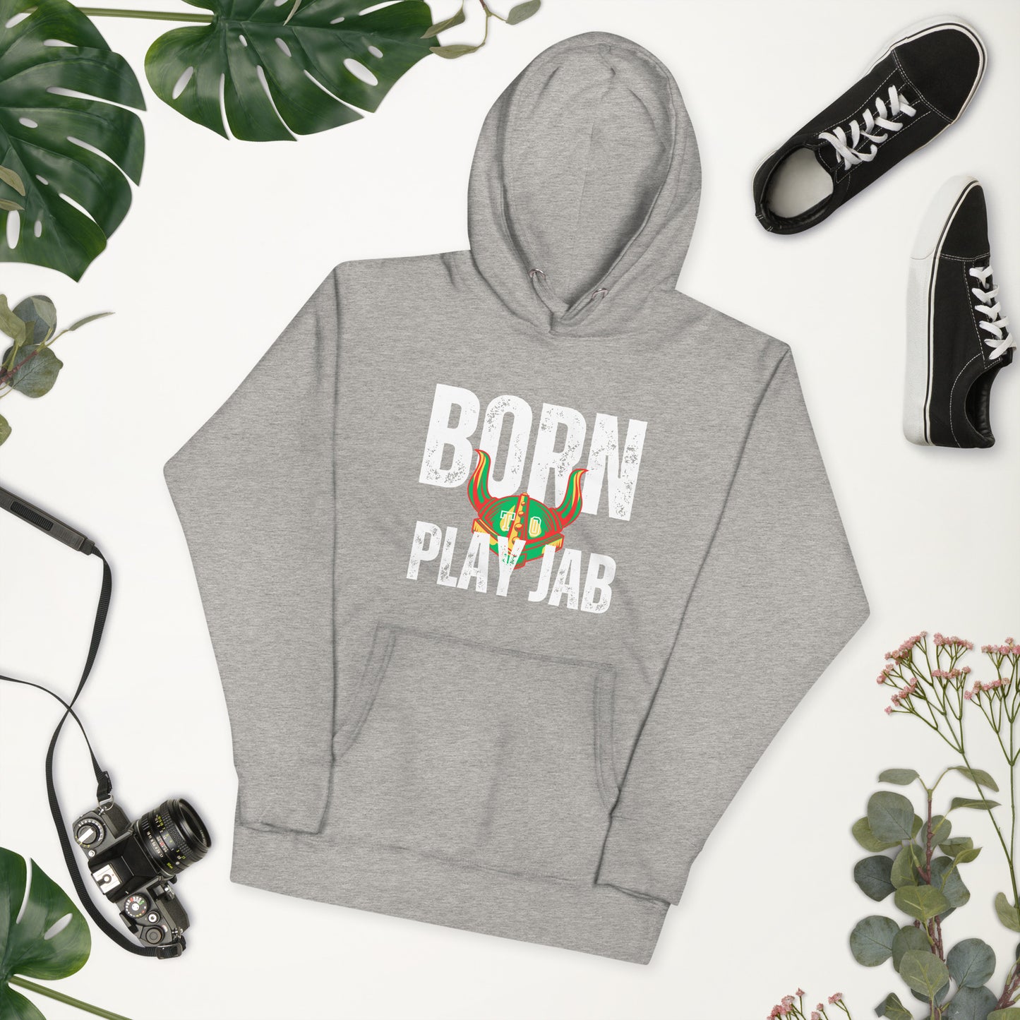 Born To Play Jab Helmet Hoodie