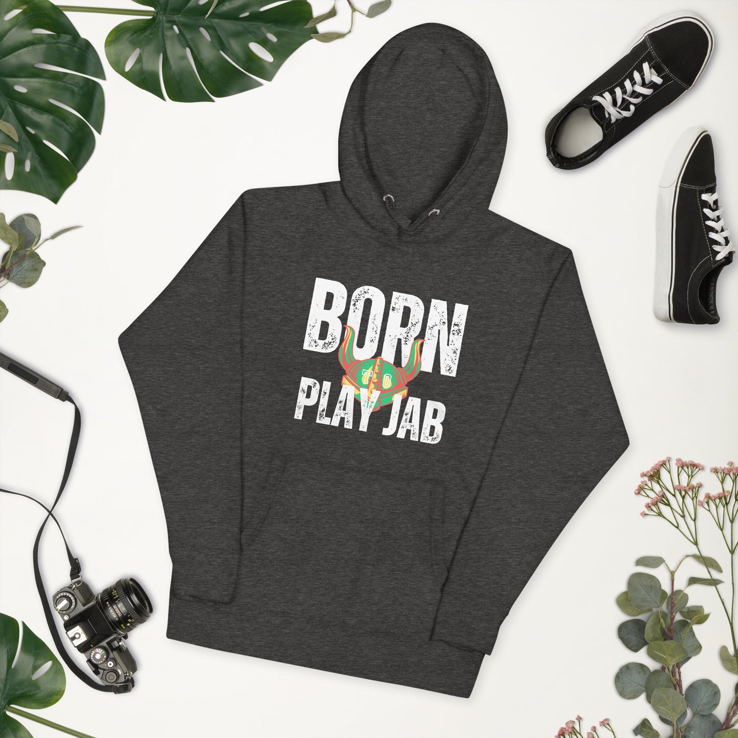 Born To Play Jab Helmet Hoodie