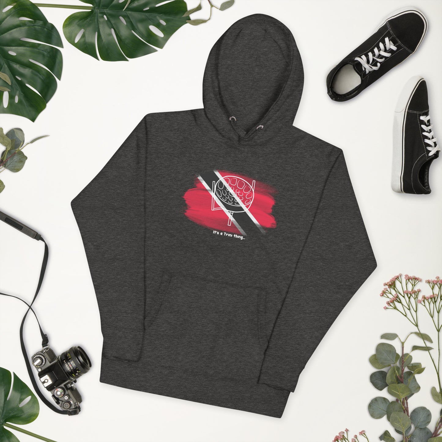 Trinidad Steelpan With Flag Hoodie