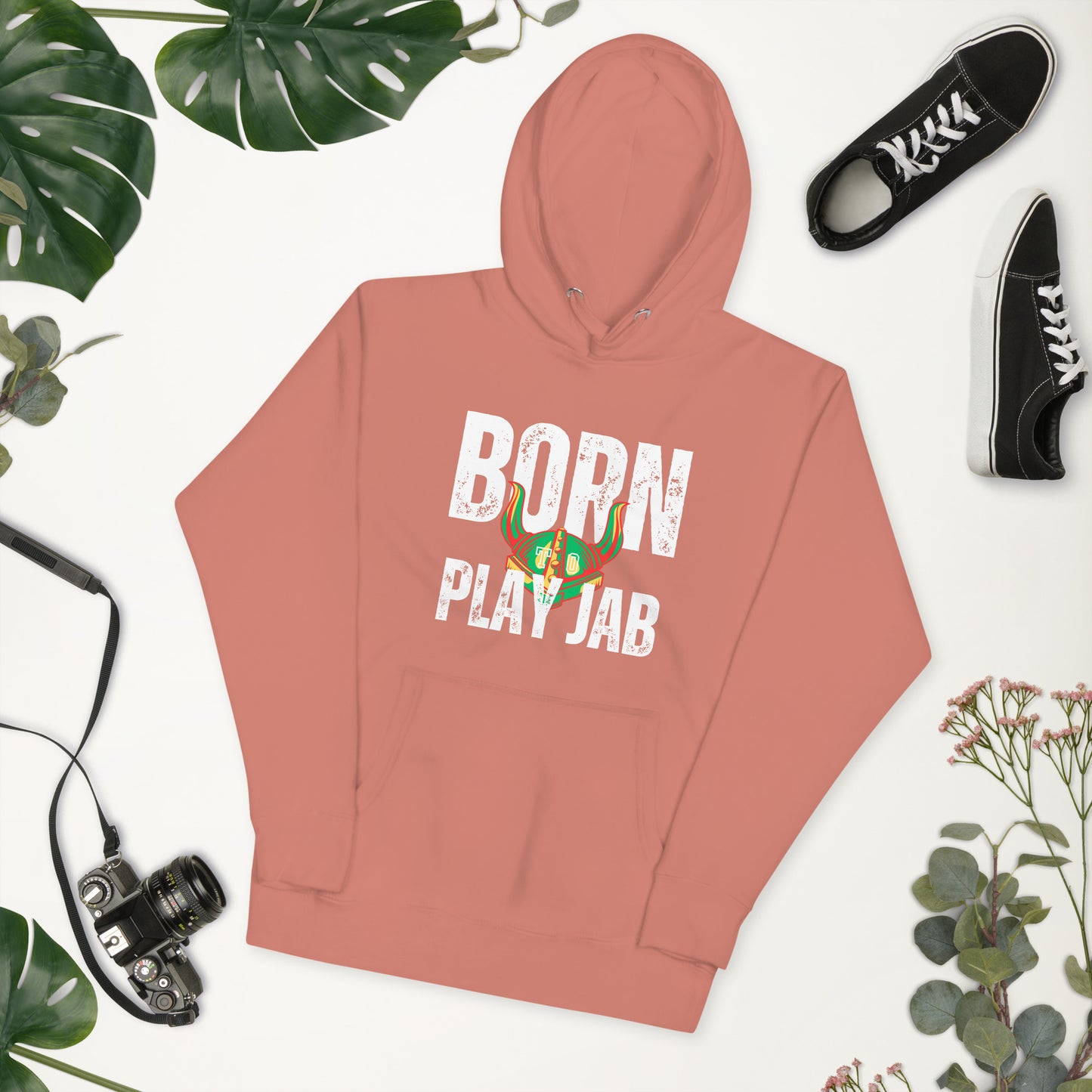 Born To Play Jab Helmet Hoodie