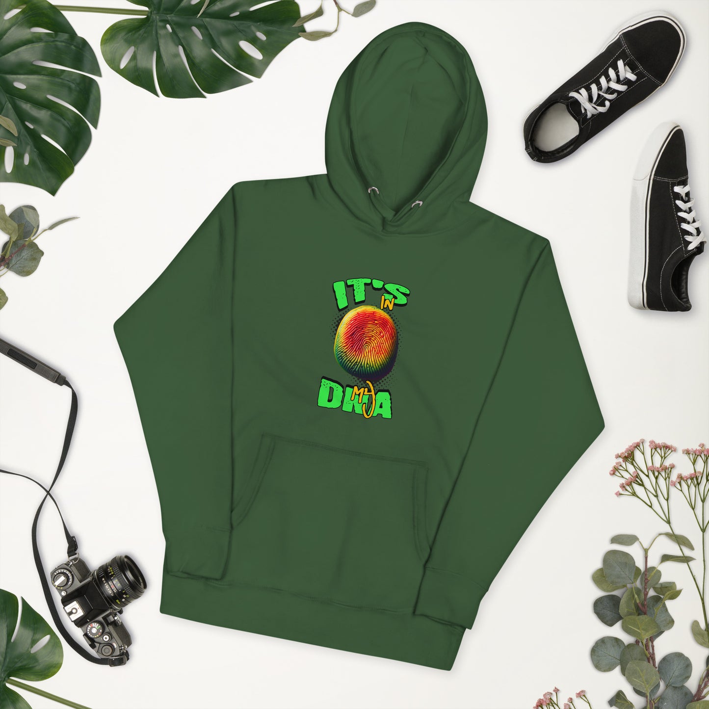 It's In My DNA Grenada Thumbprint Hoodie