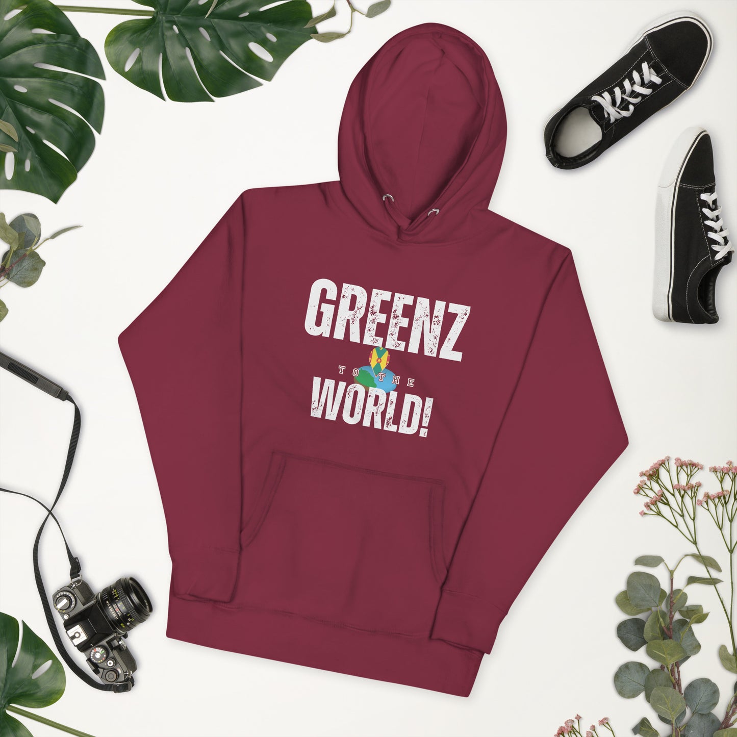 Greenz To The World Hoodie