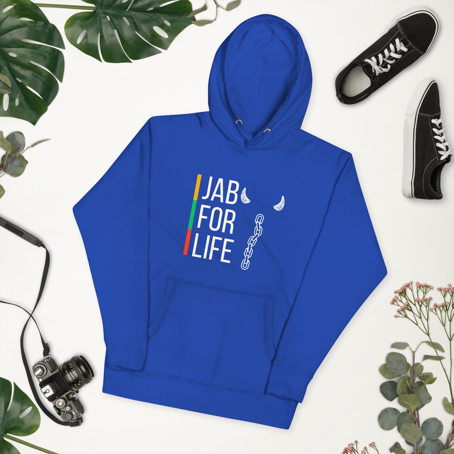 Jab For Life Horn And Chain Hoodie