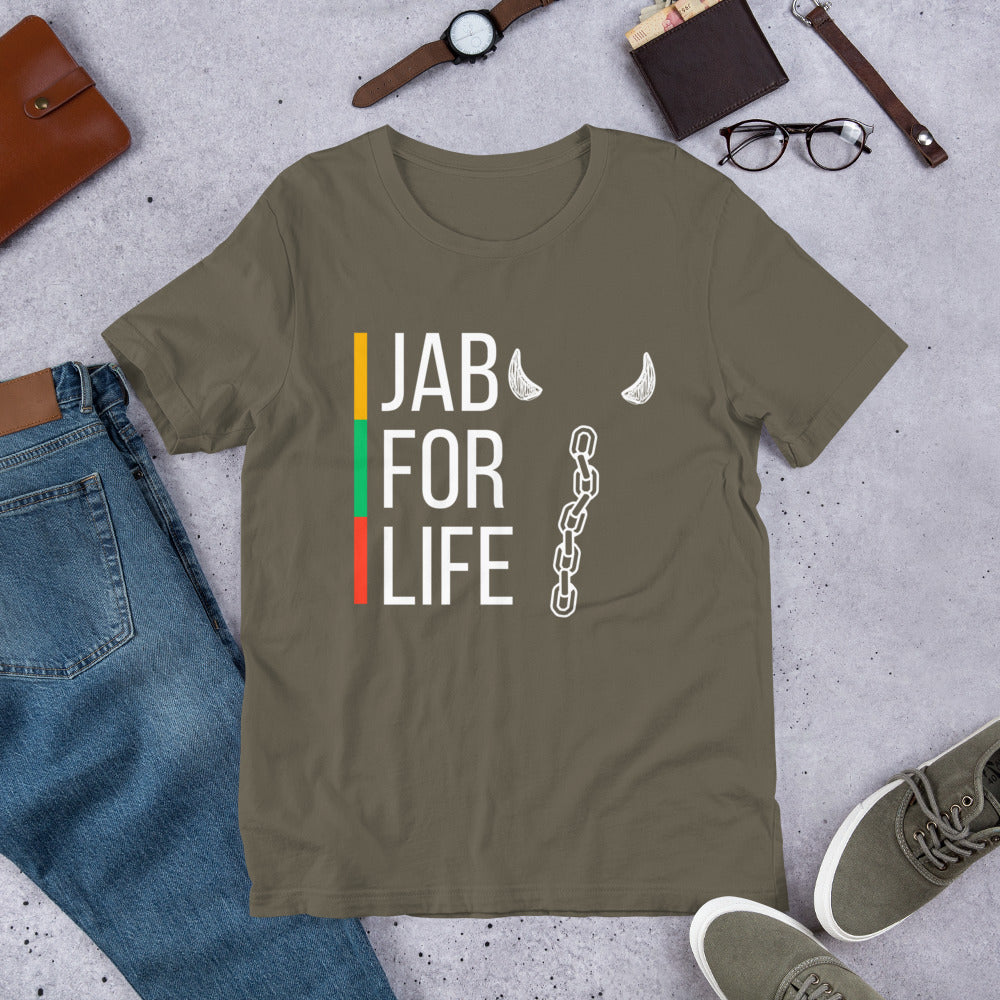 Jab For Life Horn And Chain Unisex T-Shirt