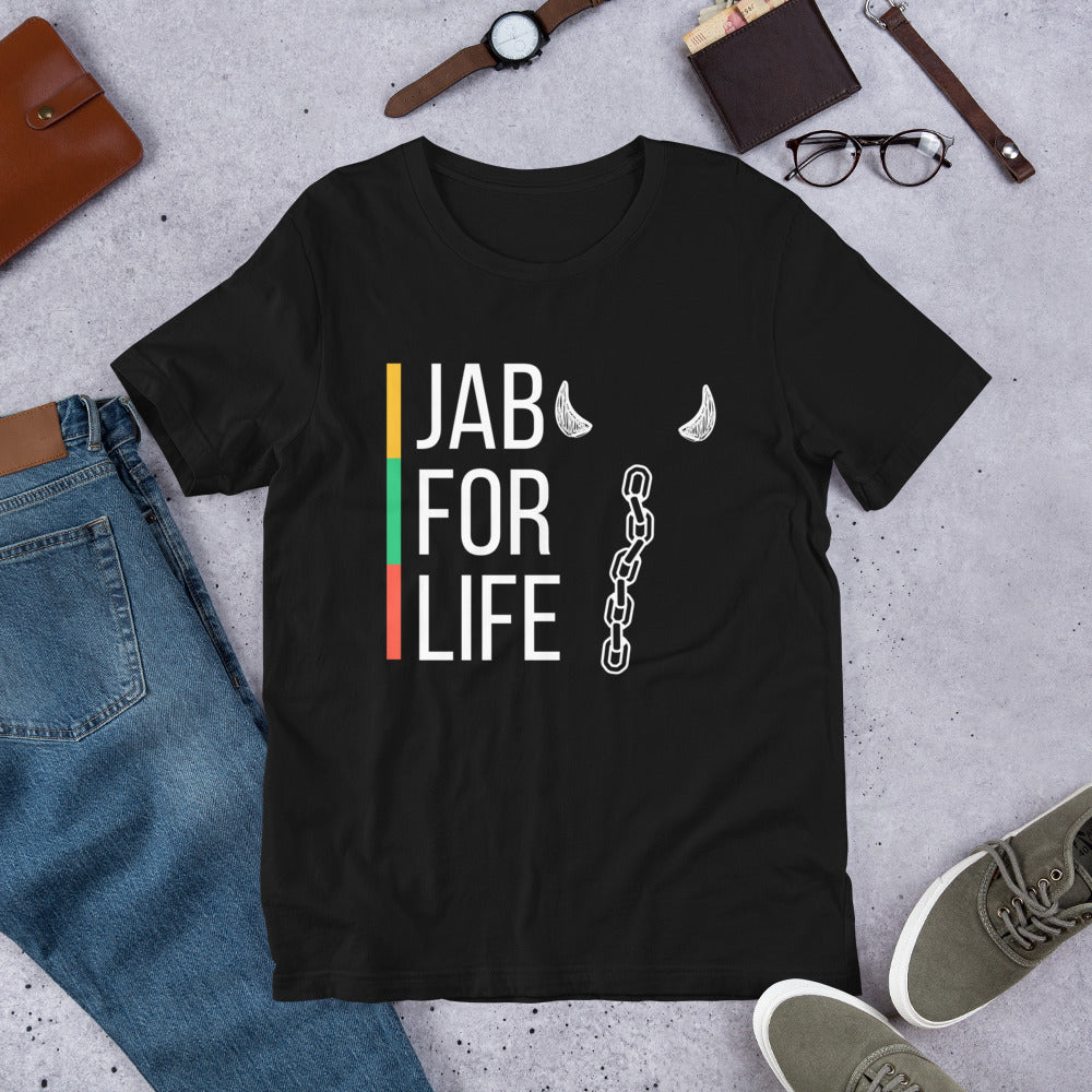 Jab For Life Horn And Chain Unisex T-Shirt