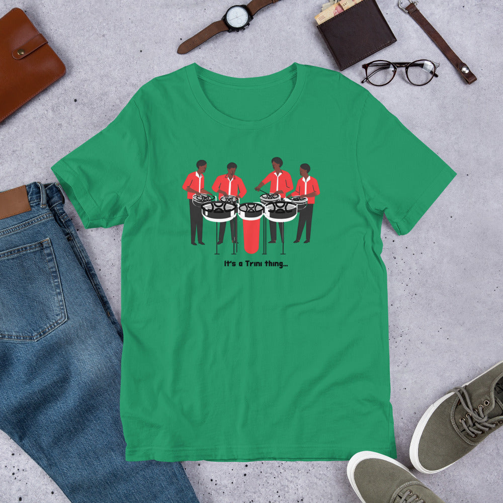 4 Men Playing Pan Unisex T-Shirt