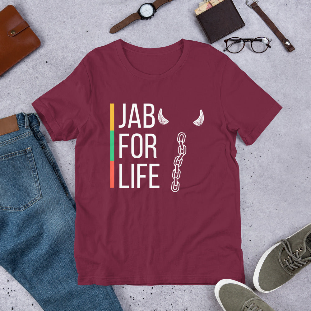 Jab For Life Horn And Chain Unisex T-Shirt