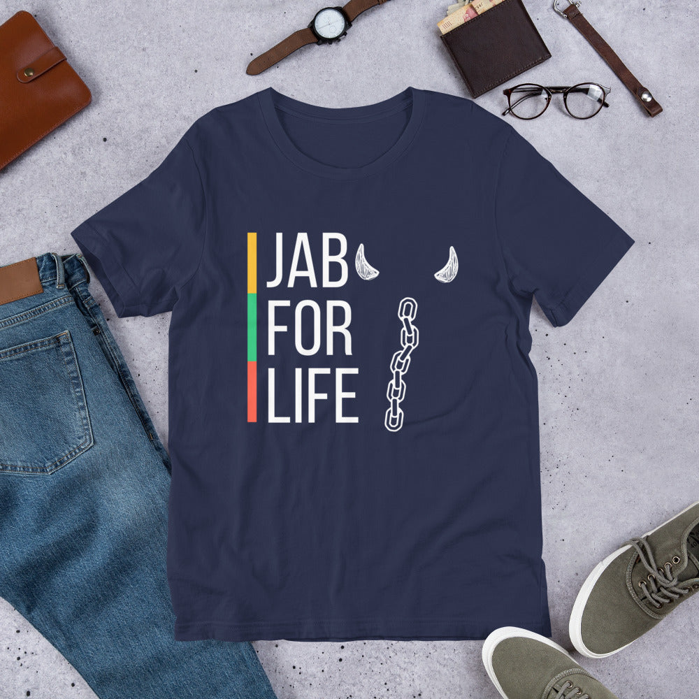 Jab For Life Horn And Chain Unisex T-Shirt