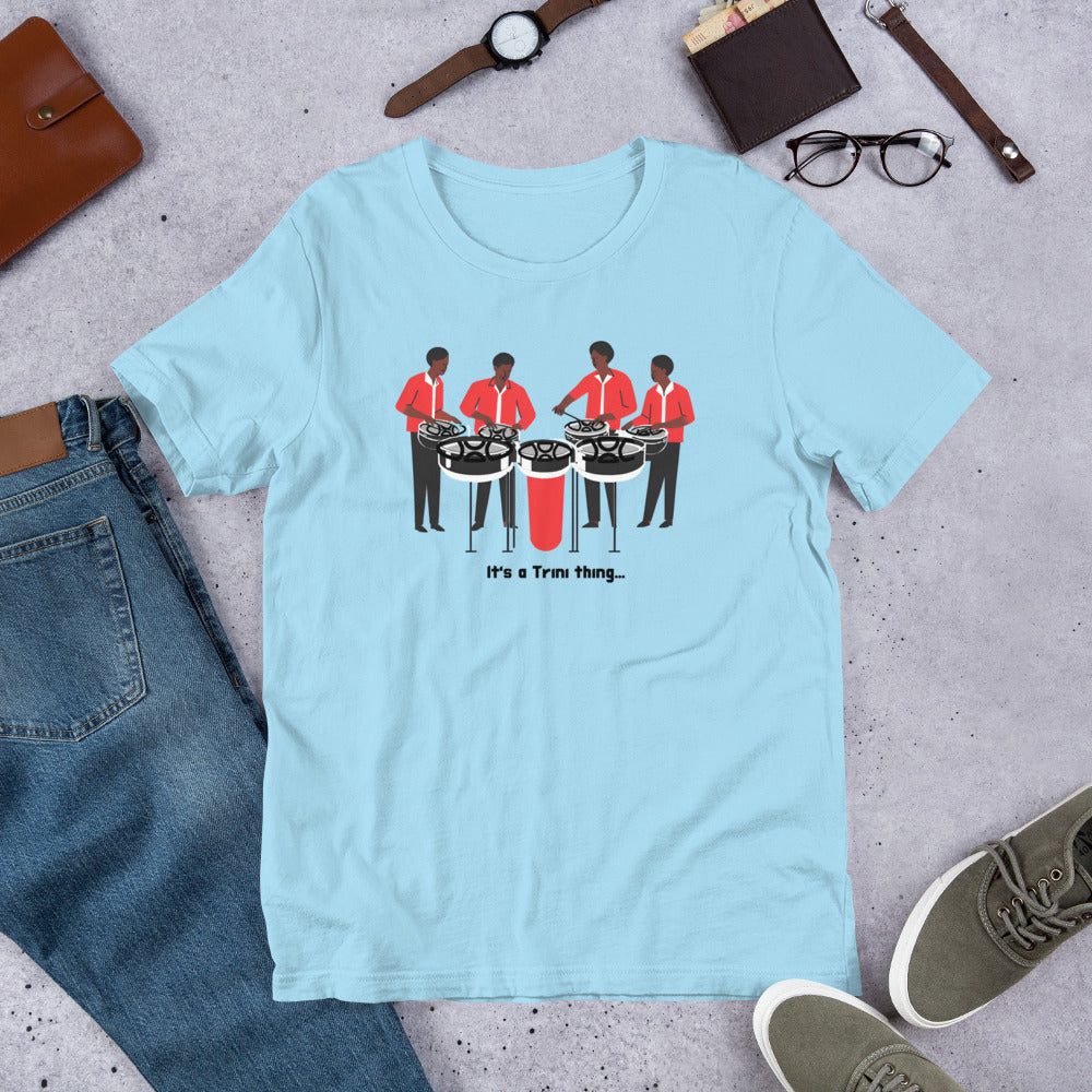 4 Men Playing Pan Unisex T-Shirt