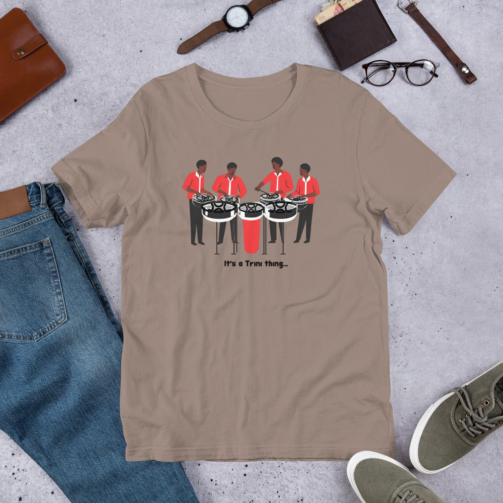 4 Men Playing Pan Unisex T-Shirt