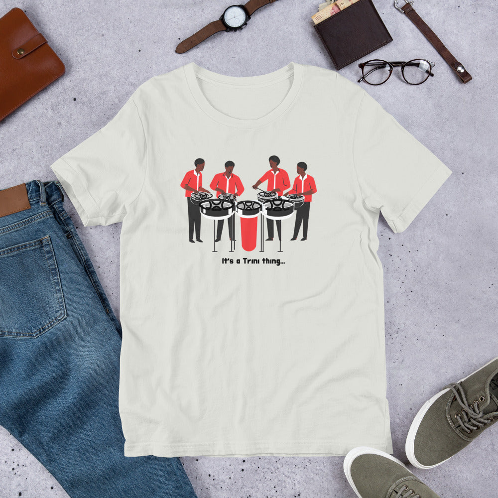 4 Men Playing Pan Unisex T-Shirt