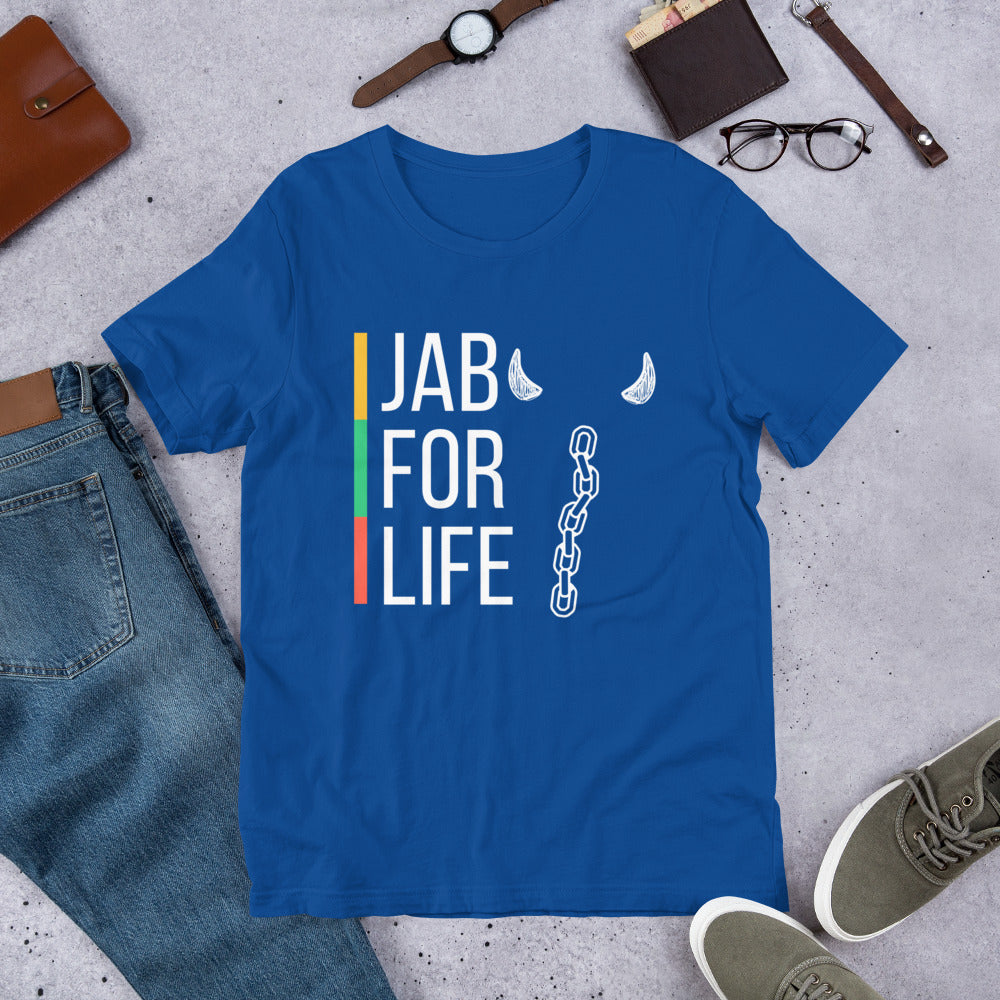 Jab For Life Horn And Chain Unisex T-Shirt