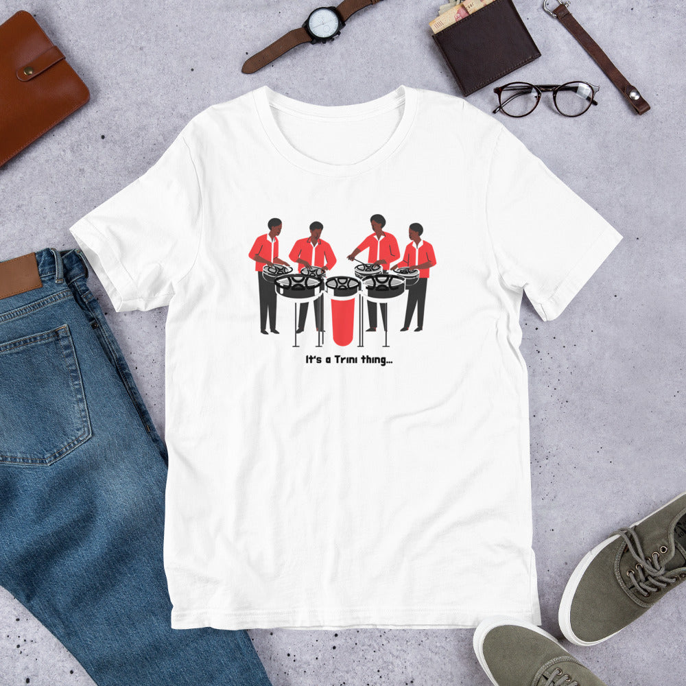 4 Men Playing Pan Unisex T-Shirt