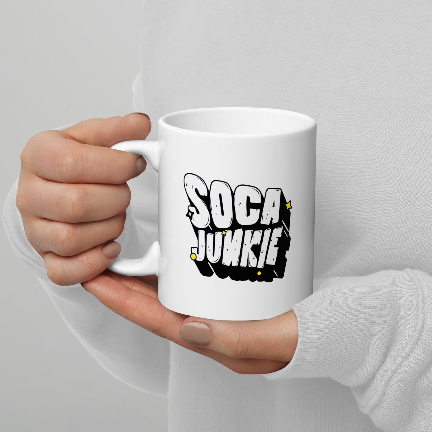 Soca Junkie White Glossy Mug