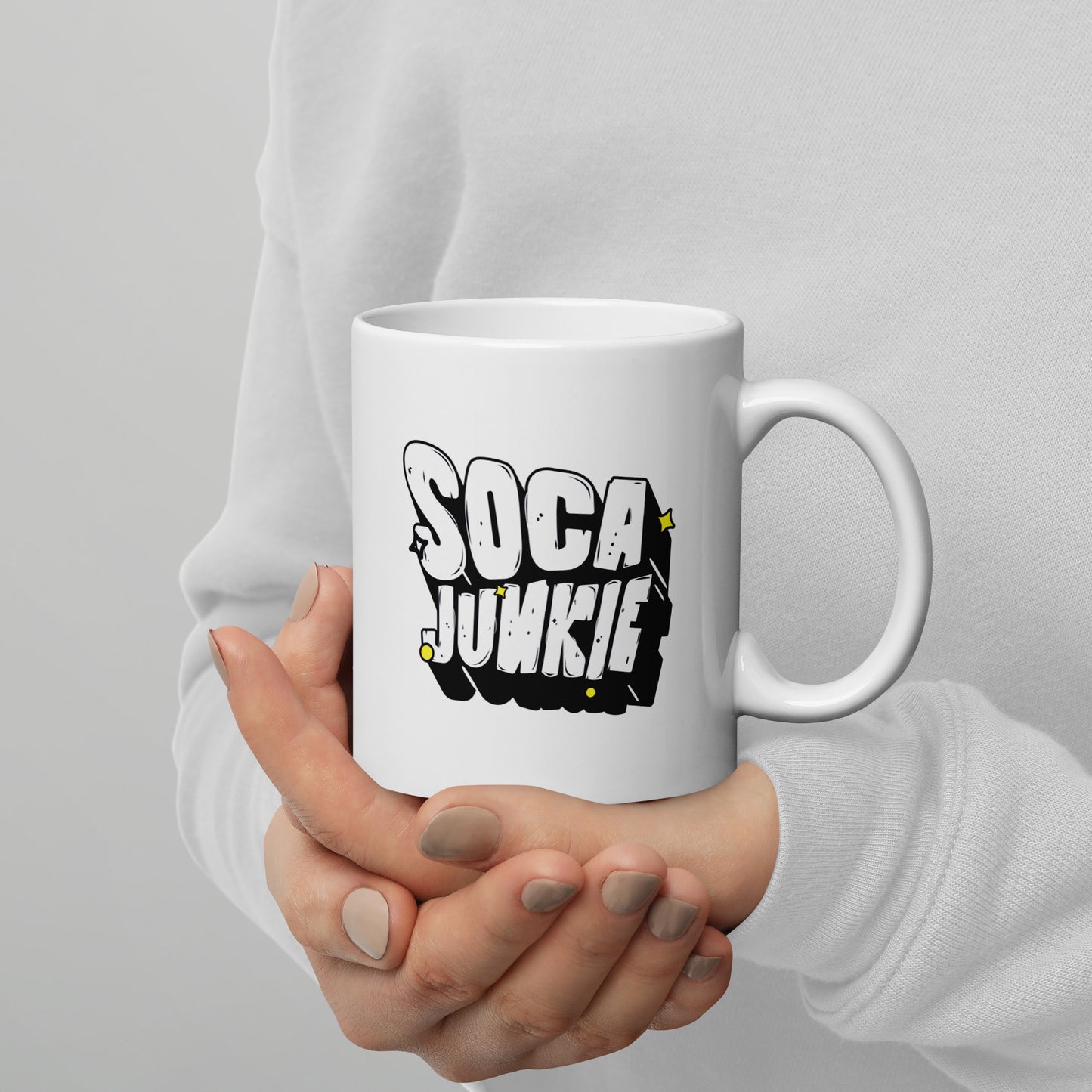 Soca Junkie White Glossy Mug