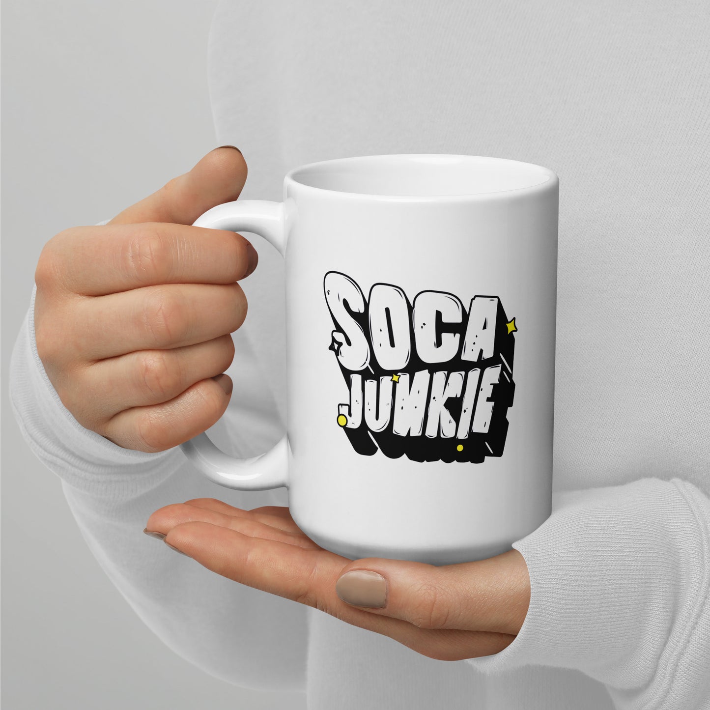 Soca Junkie White Glossy Mug