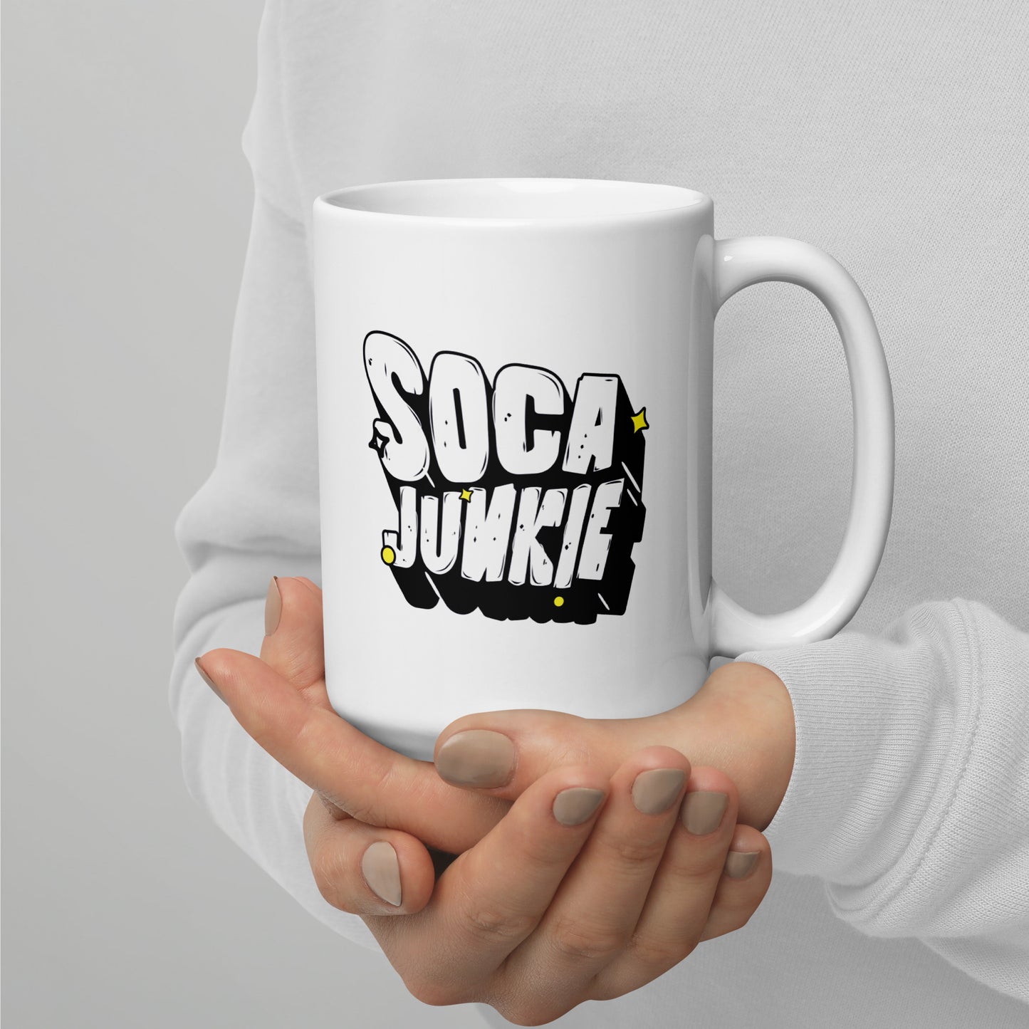 Soca Junkie White Glossy Mug