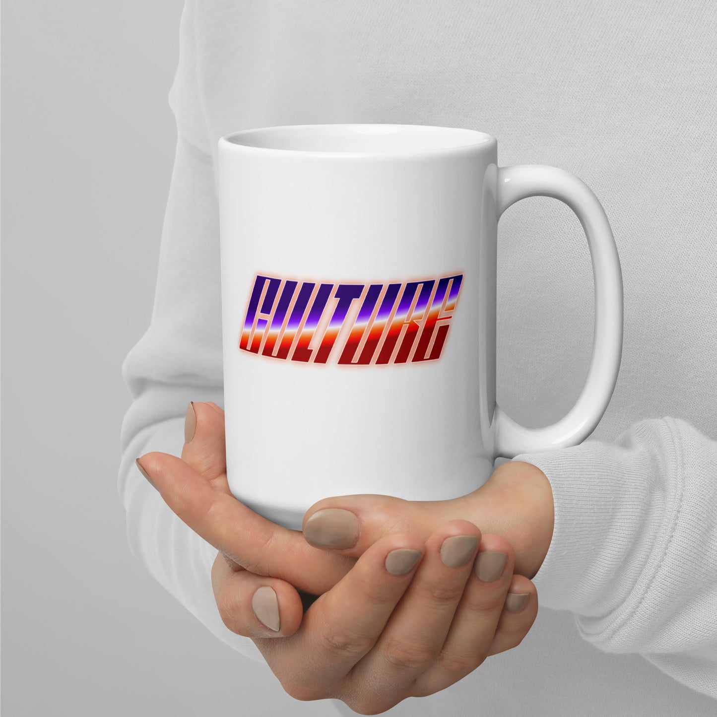 Culture White Glossy Mug