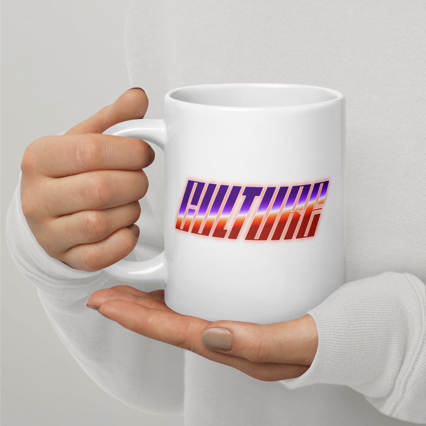 Culture White Glossy Mug