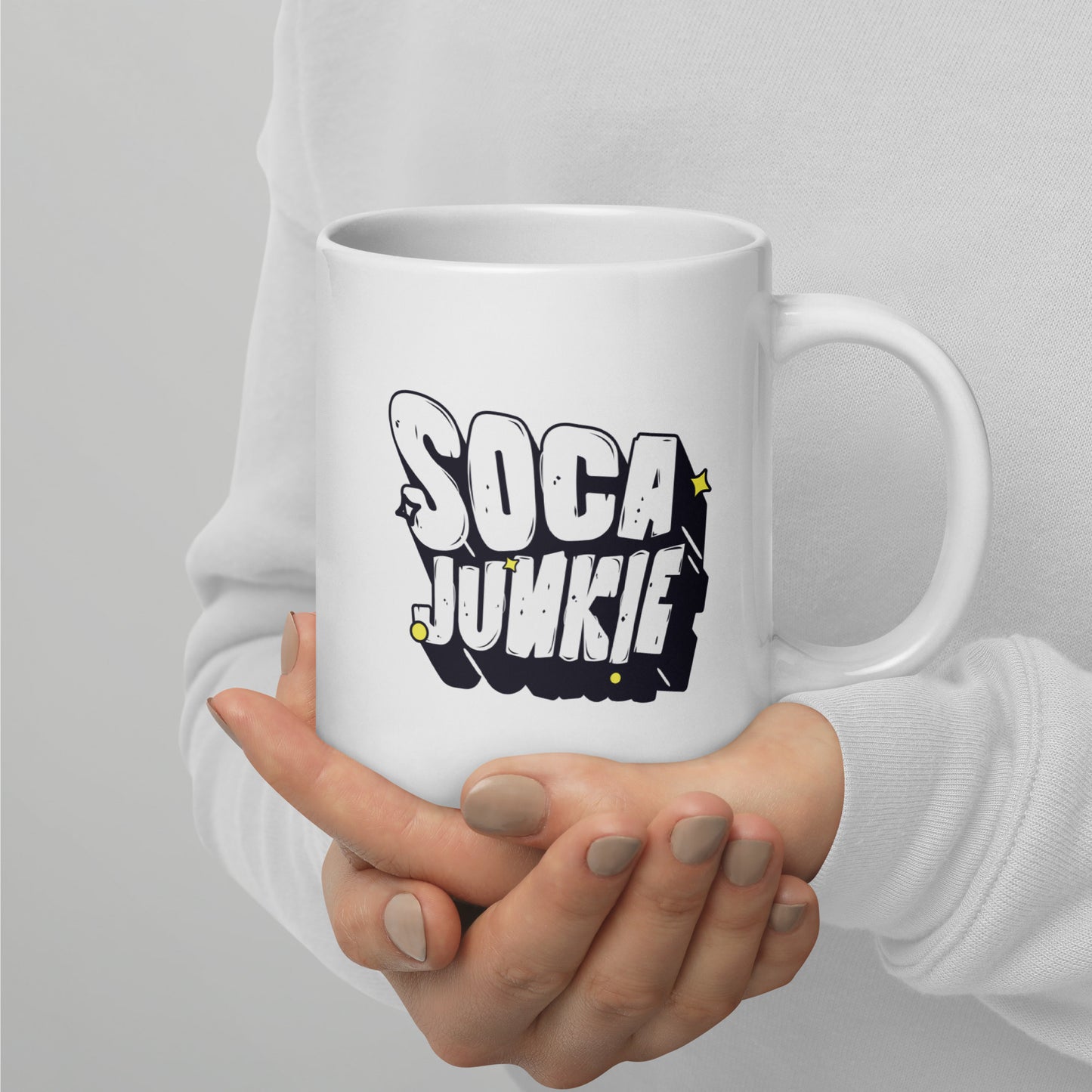 Soca Junkie White Glossy Mug