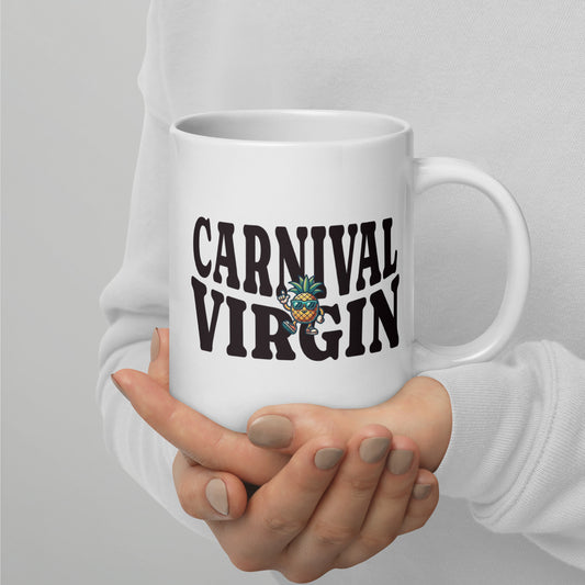 Carnival Virgin White Glossy Mug